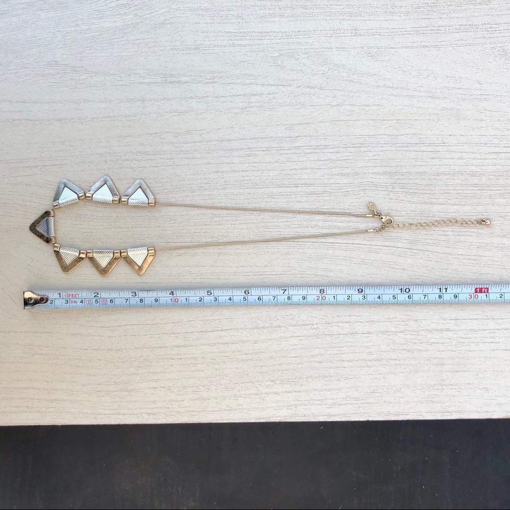 LOFT Triangular Metal Necklace - Picture 4 of 9